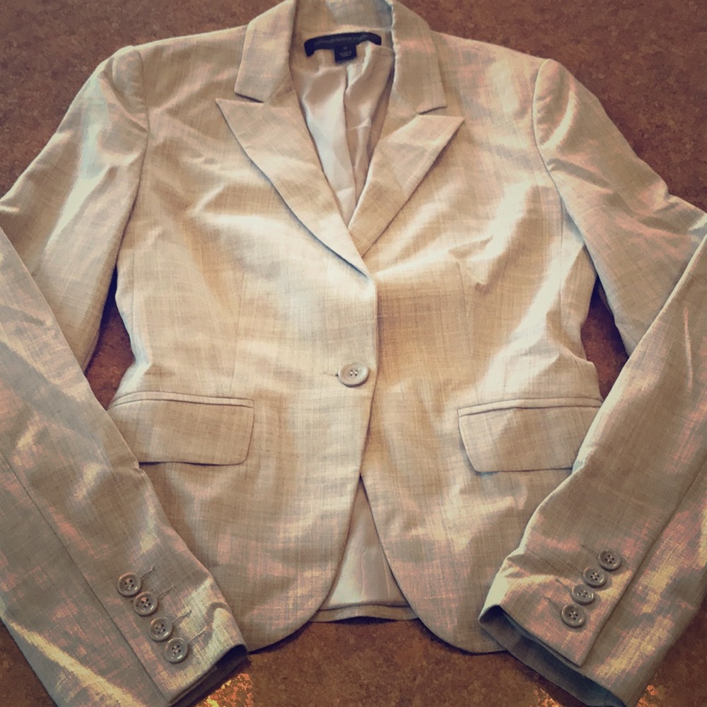 Express women’s blazer light gray size 0